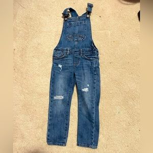 Gap Denim Girls Bib Overalls XS 4-5 NWOT